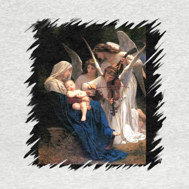 Our Lady Song of Angels Virgin Mary and Infant Jesus Music Catholic Saint by hispanicworld